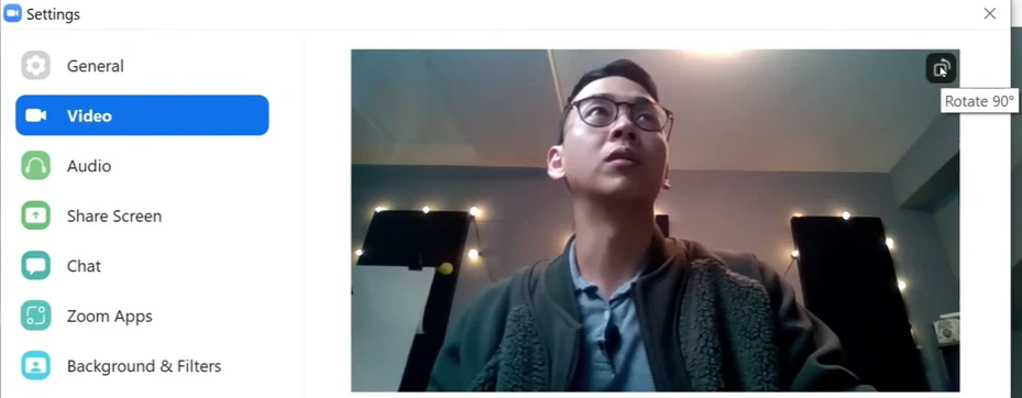 Khắc phục camera Zoom bị ngược sau khi vào cuộc họp Zoom 03