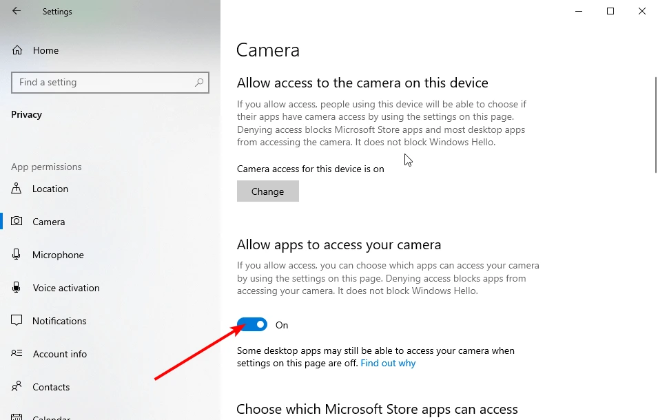Khắc phục lỗi không mở được camera trên zoom 3