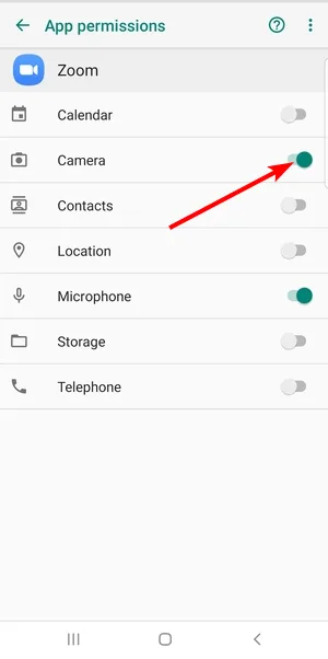 Khắc phục lỗi không mở được camera trên zoom 5