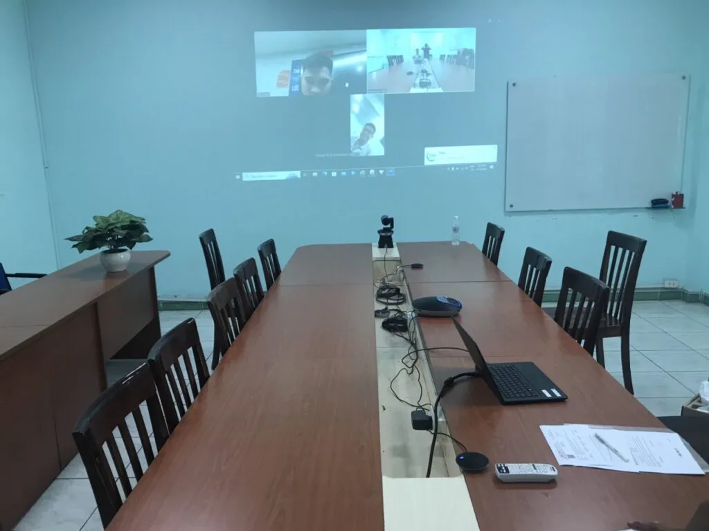 Lắp đặt bộ logitech group và micro mở rộng thành công tại Công ty TNHH Sản Xuất Thương Mại Tân Đông Dương