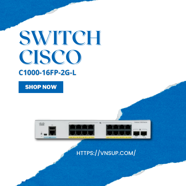 Switch Cisco C1000-16FP-2G-L