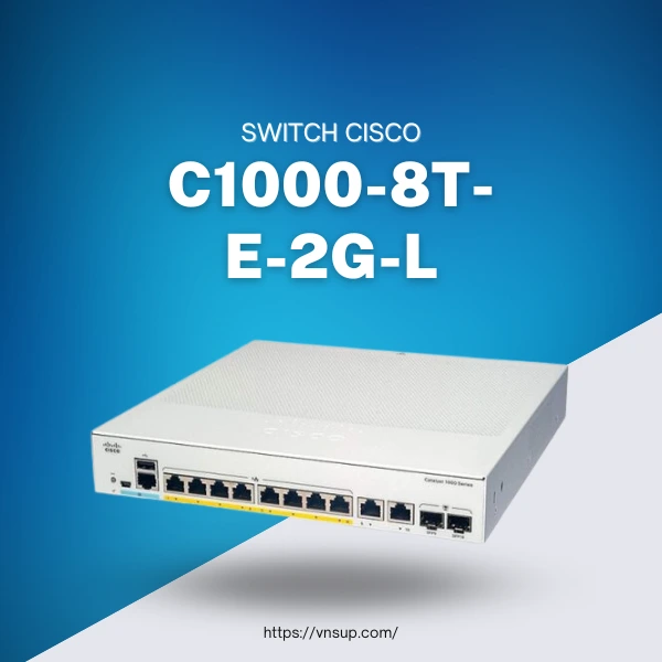 Switch Cisco C1000-8T-E-2G-L