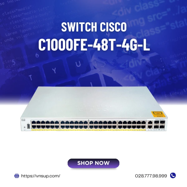 Switch Cisco C1000FE-48T-4G-L