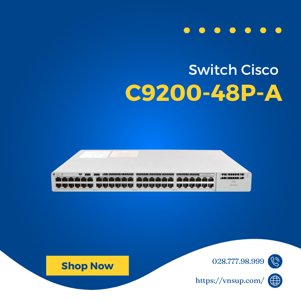 Switch Cisco C9200-48P-A