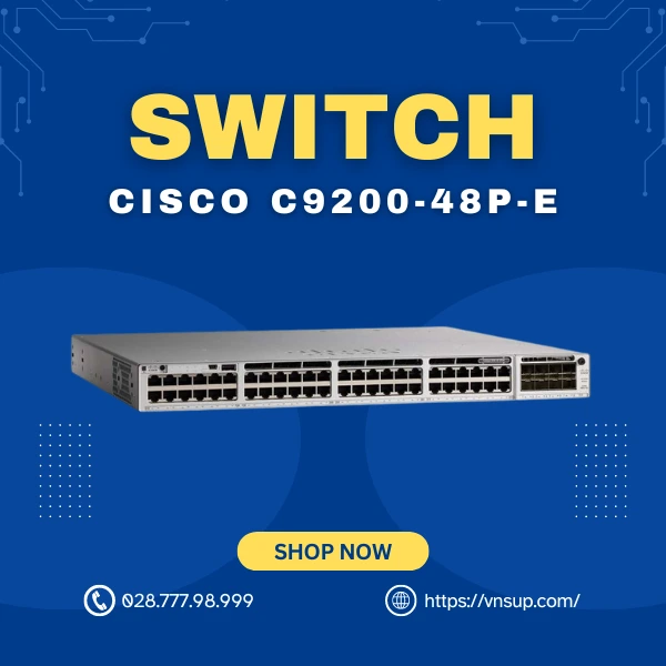 Switch Cisco C9200-48P-E