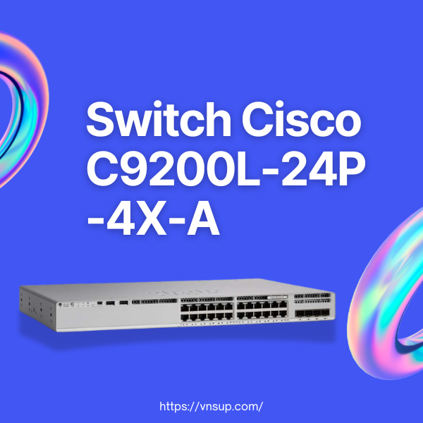 Switch Cisco C9200L-24P-4X-A
