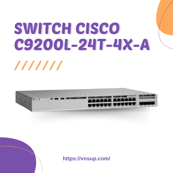 Switch Cisco C9200L-24T-4X-A