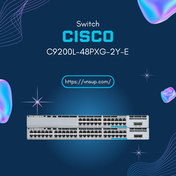 Switch Cisco C9200L-48PXG-2Y-E