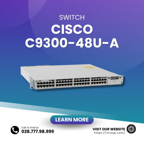 Switch Cisco C9300-48U-A
