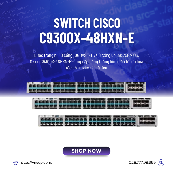 Switch Cisco C9300X-48HXN-E