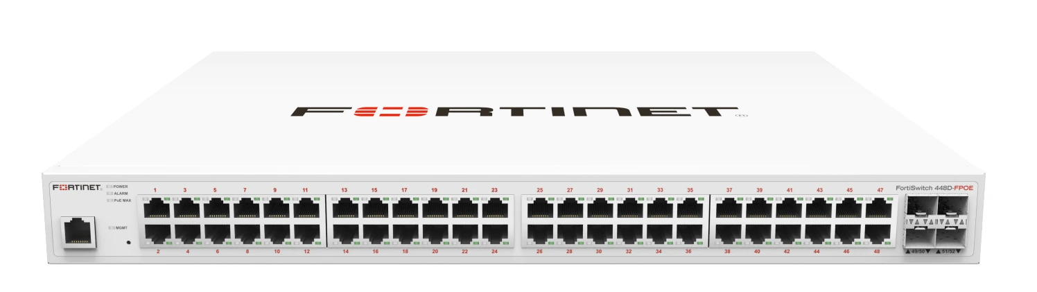 Thiết bị chuyển mạch Fortinet FortiSwitch 448D-FPOE (FS-448D-FPOE)