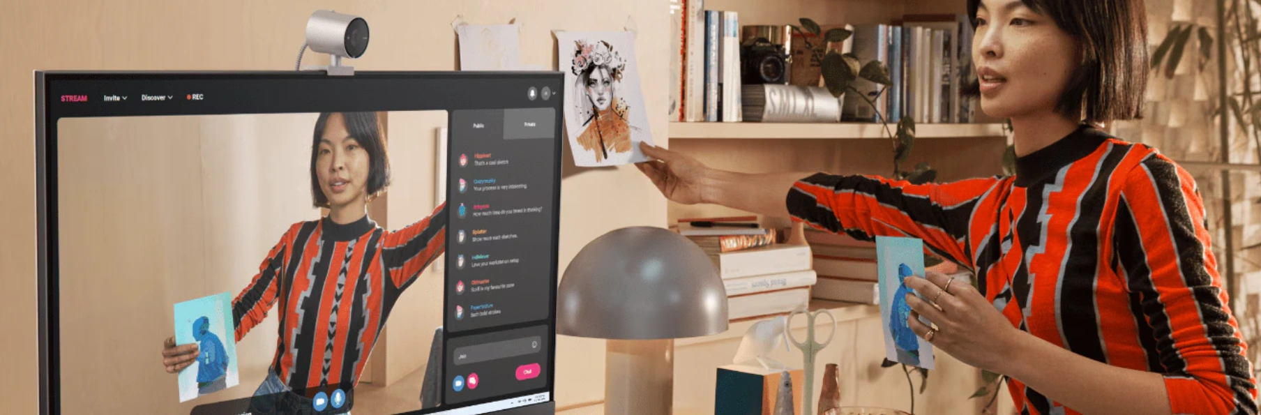 Trường nhìn (FOV) rộng của Webcam 4K HP 950