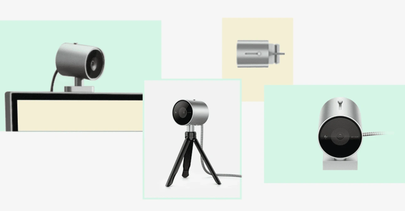 Webcam 4K HP 950 cho phép lắp đặt ở đa dạng vị trí