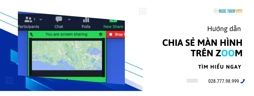 cách chia sẻ màn hình trên zoom