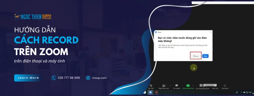 cách record trên Zoom