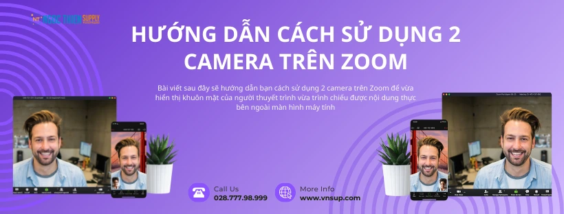 cách sử dụng 2 camera trên Zoom