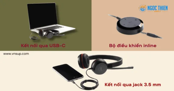 Cách kết nối Jabra Evolve 30 II UC Mono USB-C