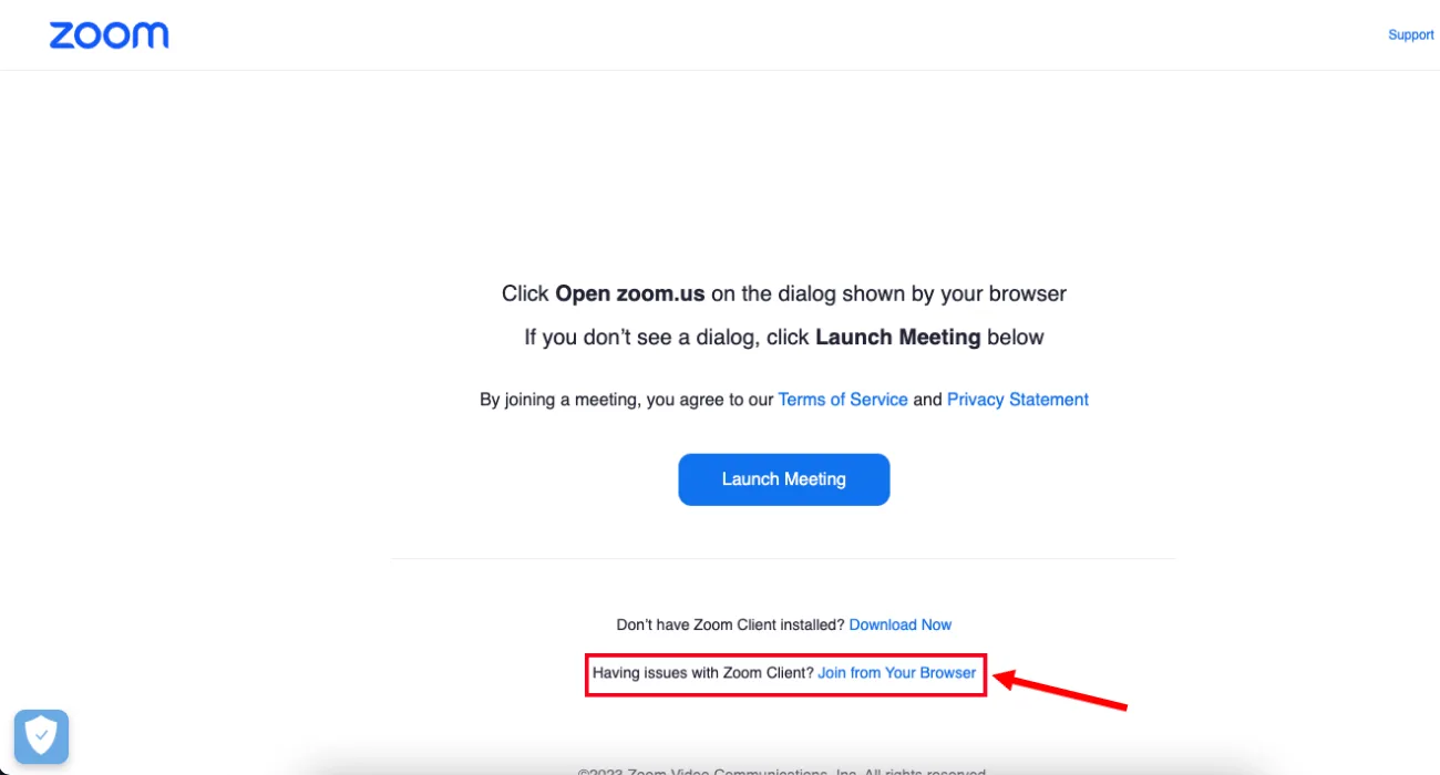 Cách tham gia cuộc họp zoom trên web 04