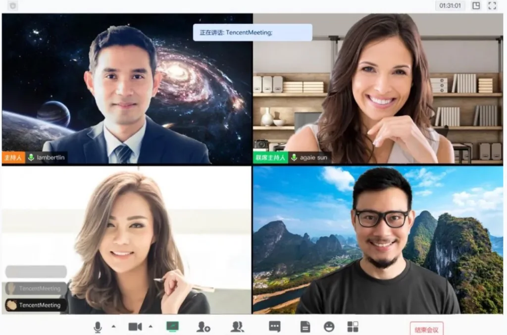 Cuộc họp hội nghị truyền hình trên VooV Meeting