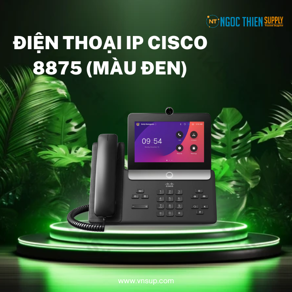 Điện thoại IP Cisco 8875 màu đen