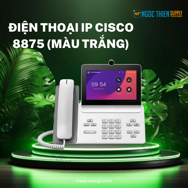 Điện thoại IP Cisco 8875 màu trắng