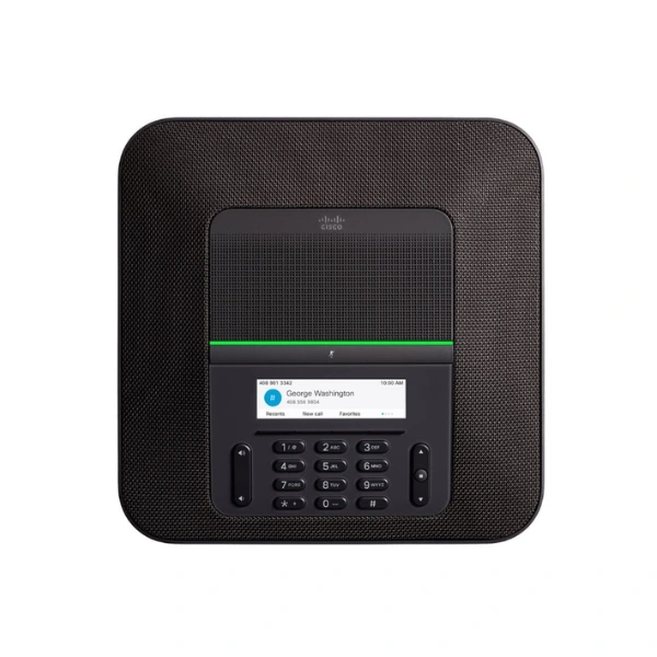 Điện thoại hội nghị IP Cisco 8832 màu than chì đang hoạt động