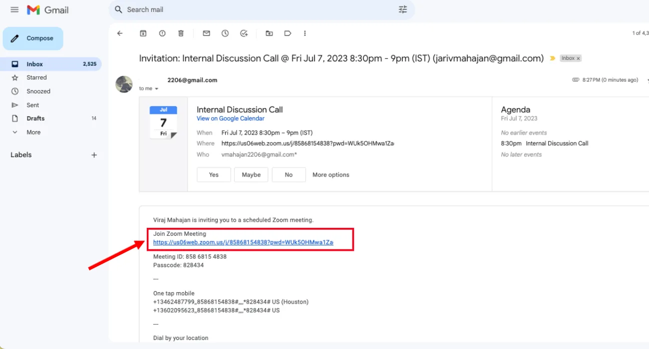 Sử dụng liên kết cuộc họp Zoom để tham gia cuộc họp Zoom