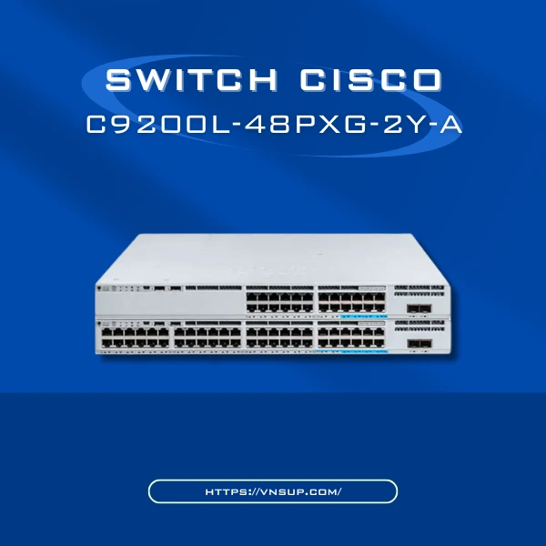Switch Cisco C9200L-48PXG-2Y-A