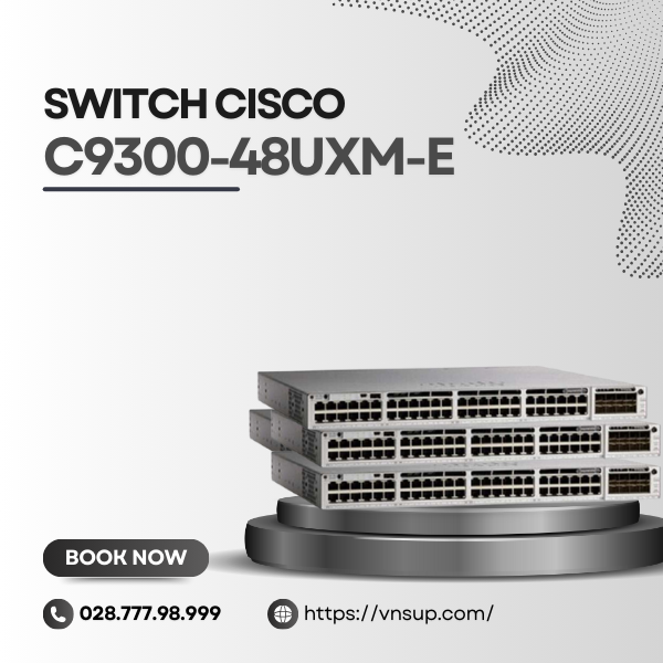 Switch Cisco C9300-48UXM-E