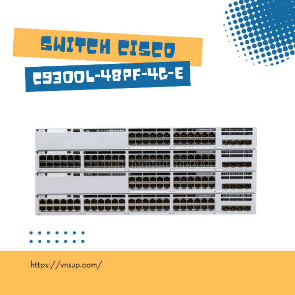 Switch Cisco C9300L-48PF-4G-E