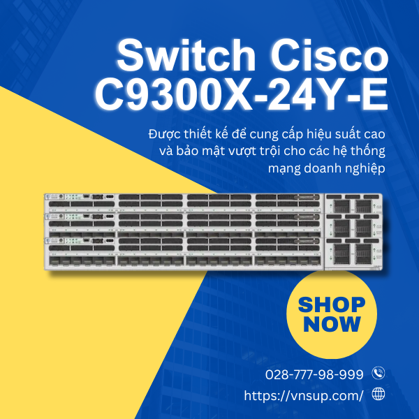 Switch Cisco C9300X-24Y-E