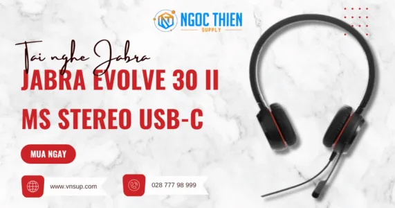 Tai nghe Jabra Evolve 30 II Ms Stereo USB-C