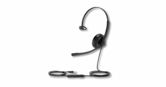 Yealink UH34 Lite Mono Teams - Tai nghe call center cho doanh nghiệp 2025 Tai nghe một bên tai Yealink UH34 Lite Mono Teams