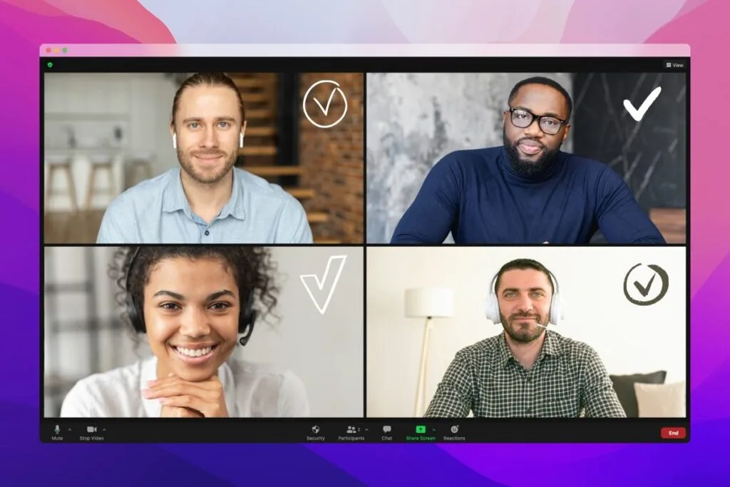 Thể hiện sự tự tin, nhìn thẳng vào camera khi phỏng vấn qua Zoom