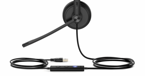 Yealink UH34 Lite Dual Teams được trang bị cổng kết nối USB-A,
