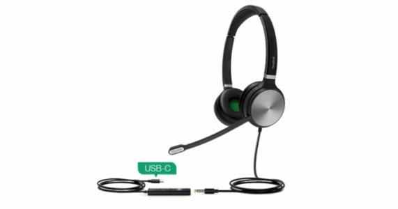 Yealink UH36 Dual Teams USB-C (SKU: 1308062) - Tai nghe call center 2025 Yealink UH36 Dual Teams USB-C (SKU 1308062) – Tai nghe call center