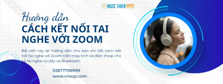 cách kết nối tai nghe với Zoom