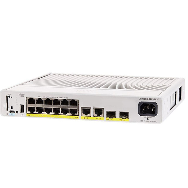 Switch Cisco C9200CX-12P-2X2G-A