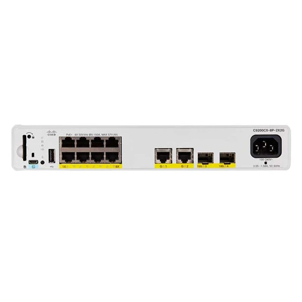 switch 8 cổng cisco-Cisco-C9200CX-8P-2X2G-A