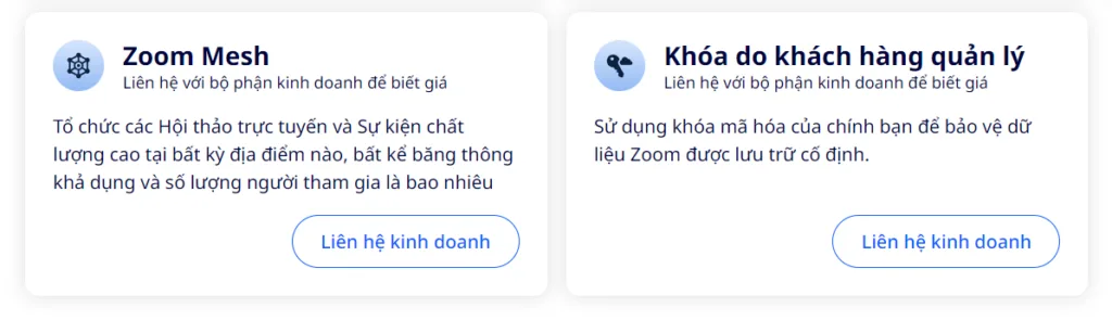 Các gói Zoom bổ sung 02