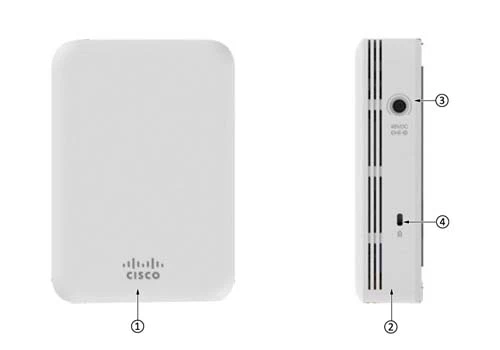 Các nút trên Cisco AIR-AP1810W-S-K9