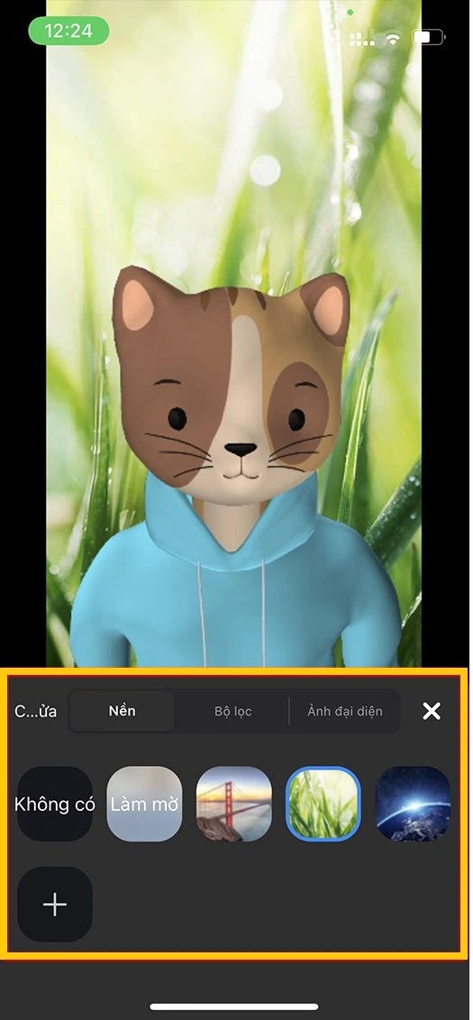 Cách bật filter trên zoom trên điện thoại 02