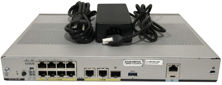 Router Cisco C1111X-8P và bộ nguồn