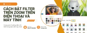 cách bật filter trên Zoom trên điện thoại và máy tính