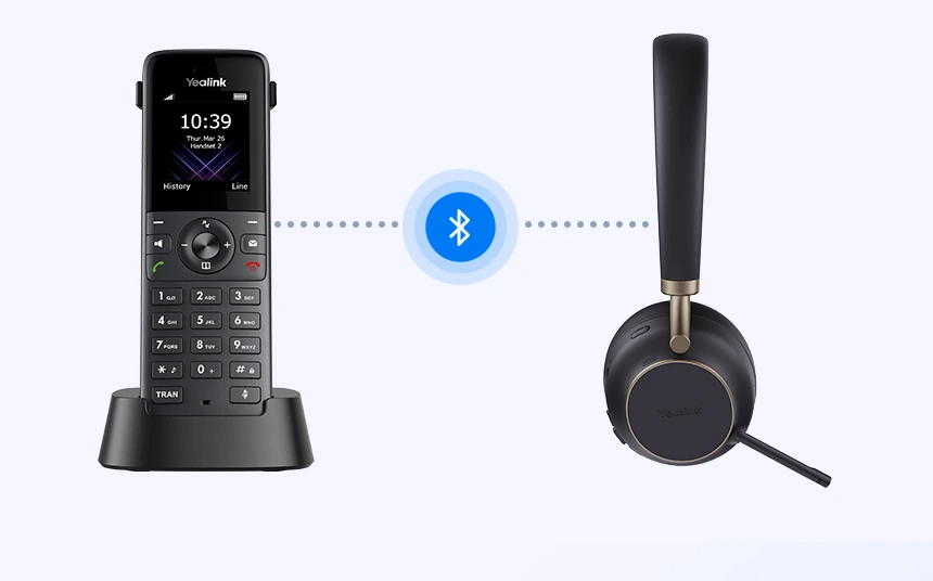 Điện thoại cầm tay Yealink W74H có tích hợp bluetooth