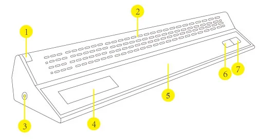 Giới thiệu giao diện sản phẩm Huain HY-8000CS1