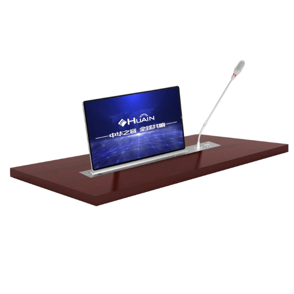 Màn hình cảm ứng tích hợp micro và cơ chế nâng Huain HY-7200-15T Màn hình cảm ứng tích hợp micro và cơ chế nâng Huain HY-7200-15T