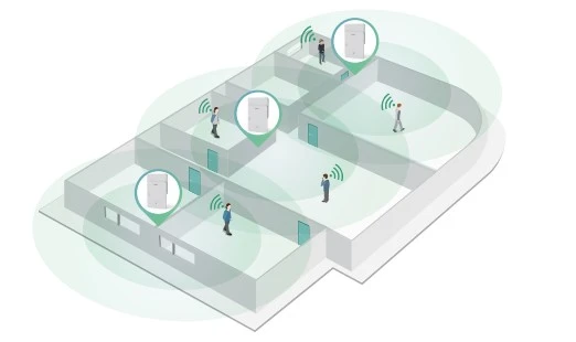 Yealink W75 Mini MC cho phép người dùng di chuyển tự do trong không gian lớn