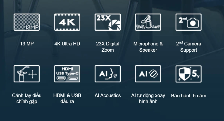 Các tính năng của AVerVision A30