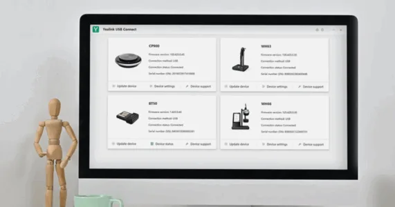 Quản lý Yealink UH35 dễ dàng qua Yealink USB Connect